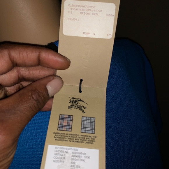 Men’s Burberry polo shirt - Picture 3 of 6